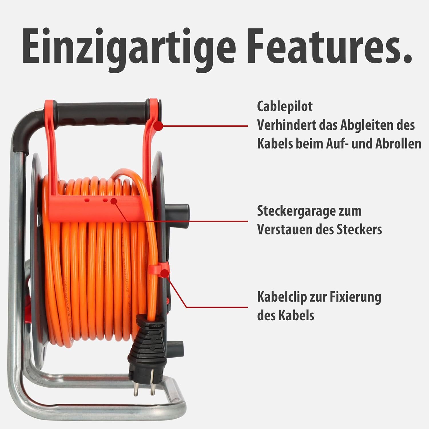 Brennenstuhl Garant V2 Ip44 Cable Drum 40m Outdoor (Made I