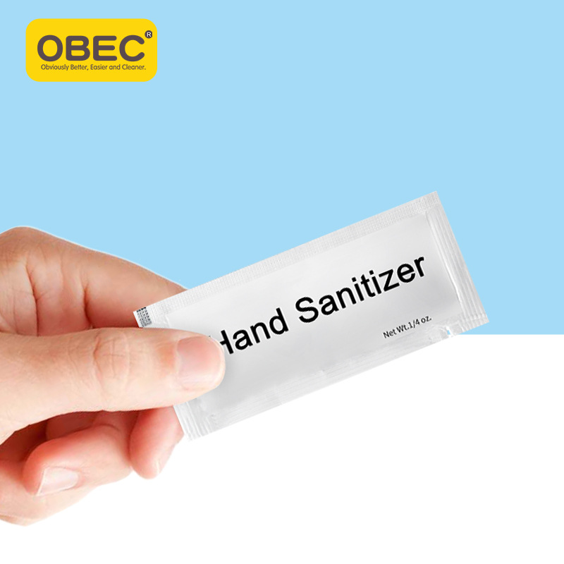 English Version Neutral Small Bag Water-Free Hand Sanitizer Antibacterial Portable Disinfection Cleaning Disposable Hand Gel