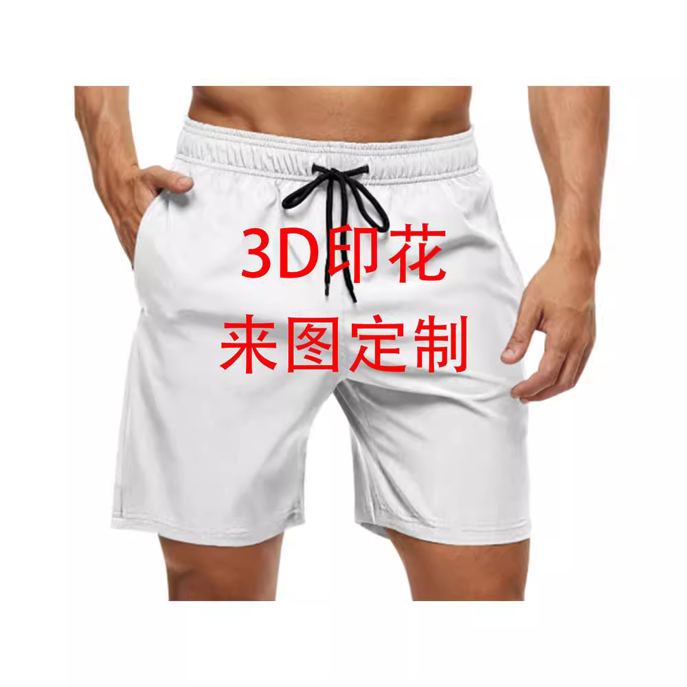 Шорты для пляжа мужские, 3D цифровая печать, для активного отдыха