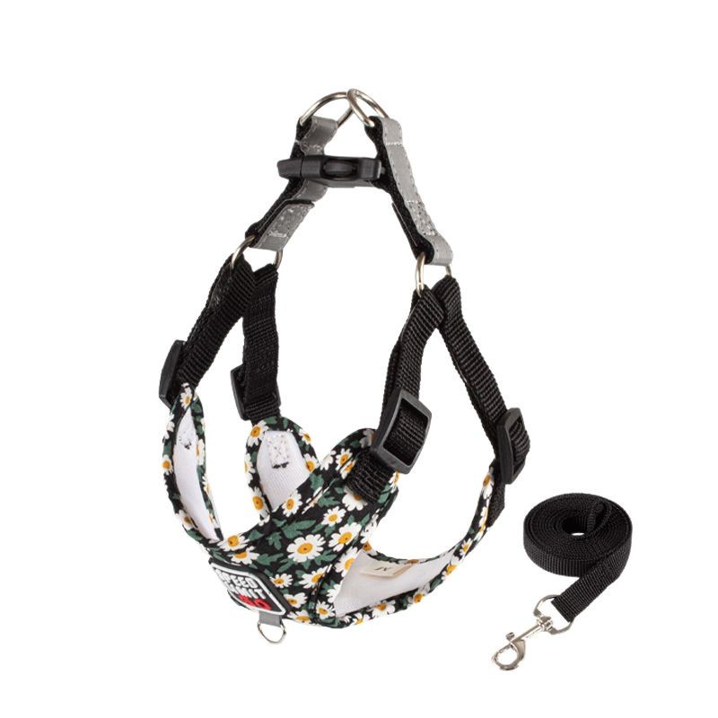 Pet products breathable dog chest strap dog walking printed dog leash small and medium-sized dog new wholesale pet leash