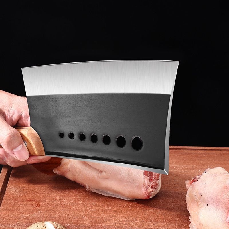 Pure Hand Forged Household Chopping Bone Knife Extra Thickened Commercial Chopping Knife Professional Chopping Bone Knife Cattle Bone Sheep Bone Chopping Bone Knife