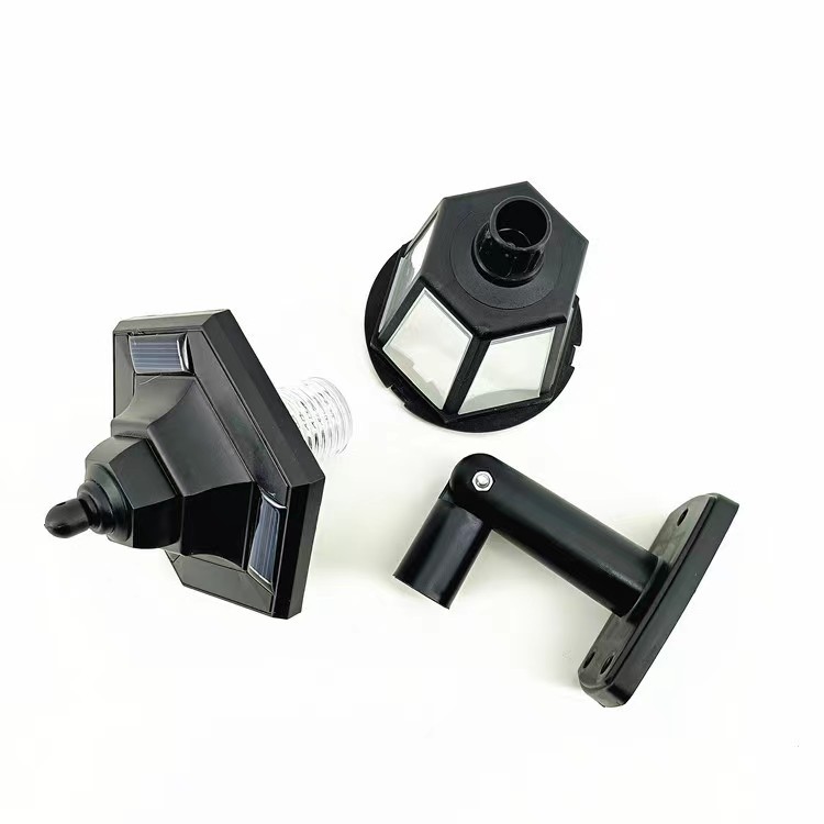 E-commerce cross-border solar hexagonal wall lamp Palace Lamp garden lamp outdoor light control new Villa decorative lamp manufacturers