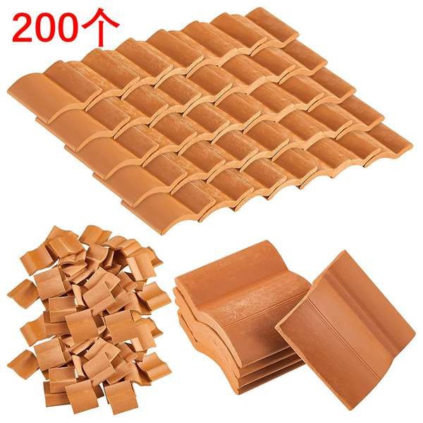 Модель маленького кирпича Красно-синий кирпич Мини Ручная работа DIY Микро-ландшафт Строительство дома Игрушка