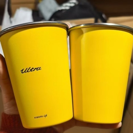 304 Stainless Steel Straight Drinking Cup Stackable Outdoor Camping Style Beer Cup Single Layer Rolled Edge Car Stainless Steel Paper Cup