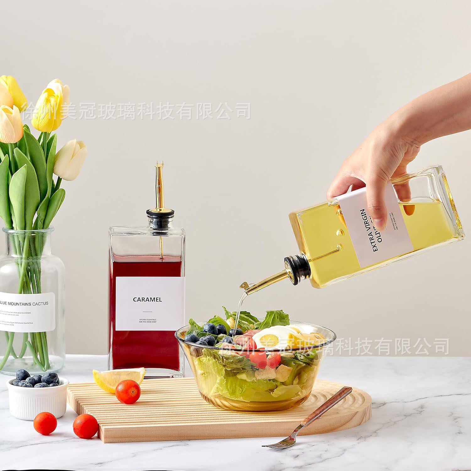 Direct Sales Cross-Border Amazon Automatic Wine Pourer Kitchen Olive Oil Dispenser Oil Control Nozzle Controllable Bottle Cap