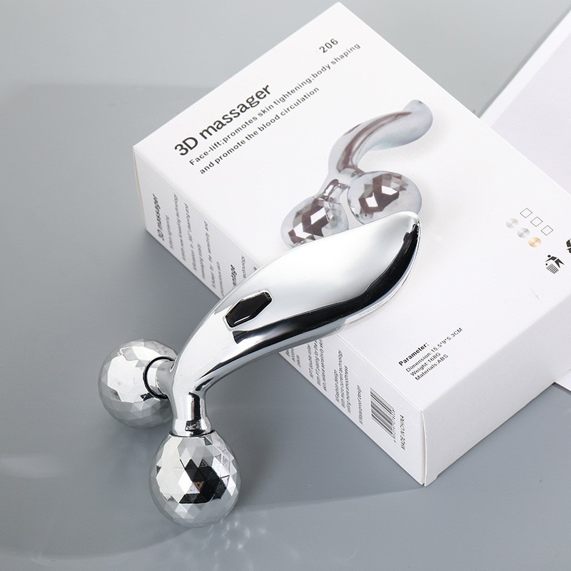 Ручной 3D микротоковый роликовый инструмент для похудения лица, массажер для формирования и лифтинга лица