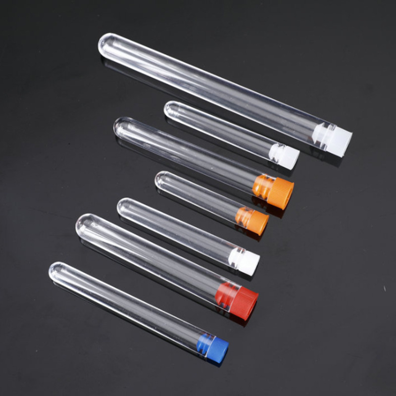 Disposable Plastic Test Tube, Laboratory, Test-Free Tube, Organic Sealing, Trace, Sterile and Corrosion-Resistant