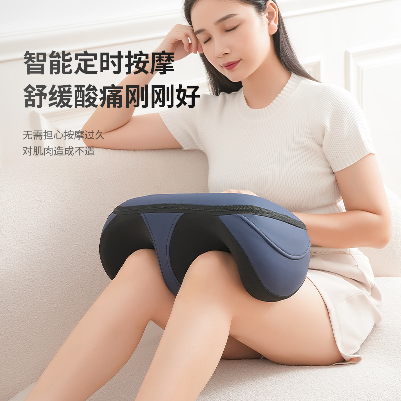 Массажный аппарат для ног, массажер с горячим компрессом, двухвостный массажер для рук и ног