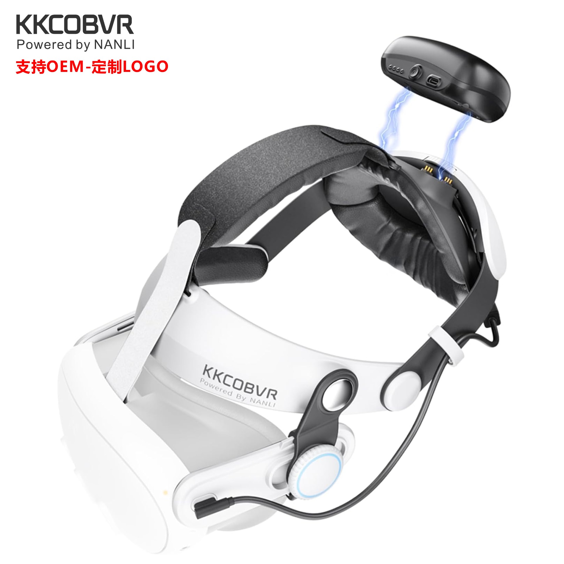 Зарядное устройство Kkcobvr Q3Pro для Quest3, магнитное, 10000 мАч