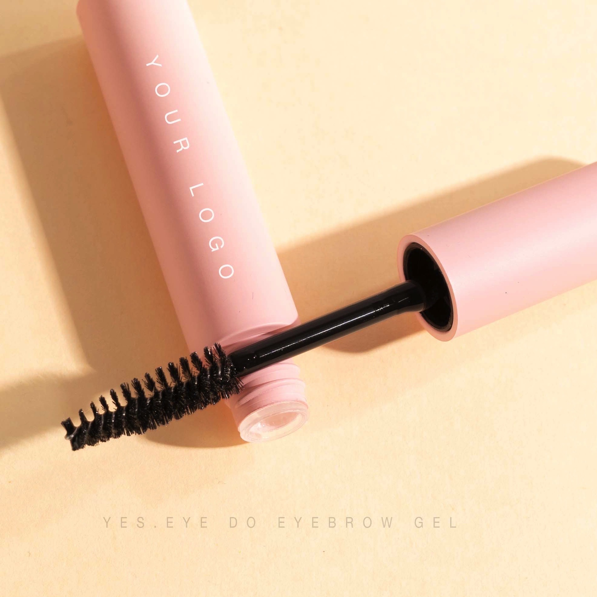 Stereotype eyebrow eyebrow glue finished semi-finished product logo printing small batch source manufacturers eyebrow paste cross-border Amazon