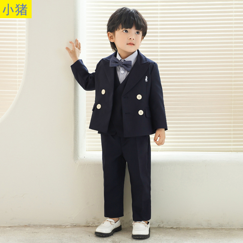 Костюм для детей, платье для цветочной девочки, одежда для выступления, вышитый жилет