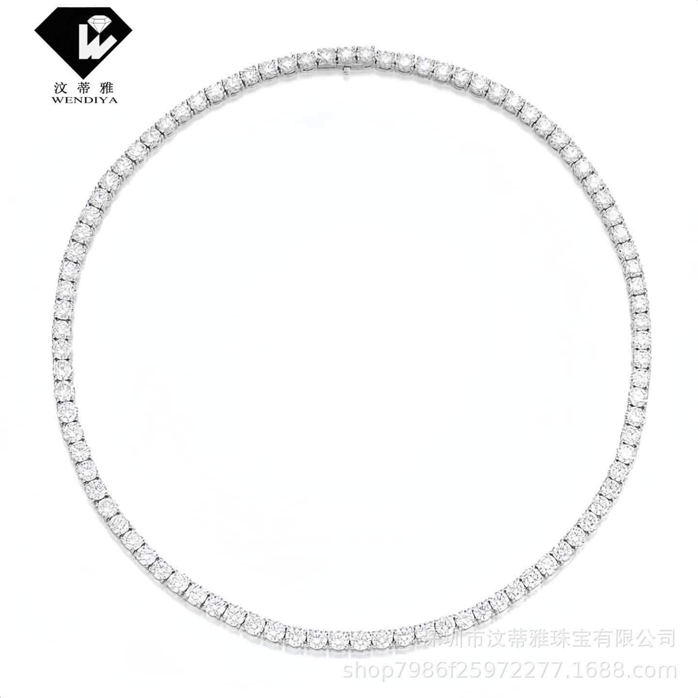 Европейский и американский стиль, 18K золото, лабораторно выращенный бриллиант, модная цепочка для ключицы