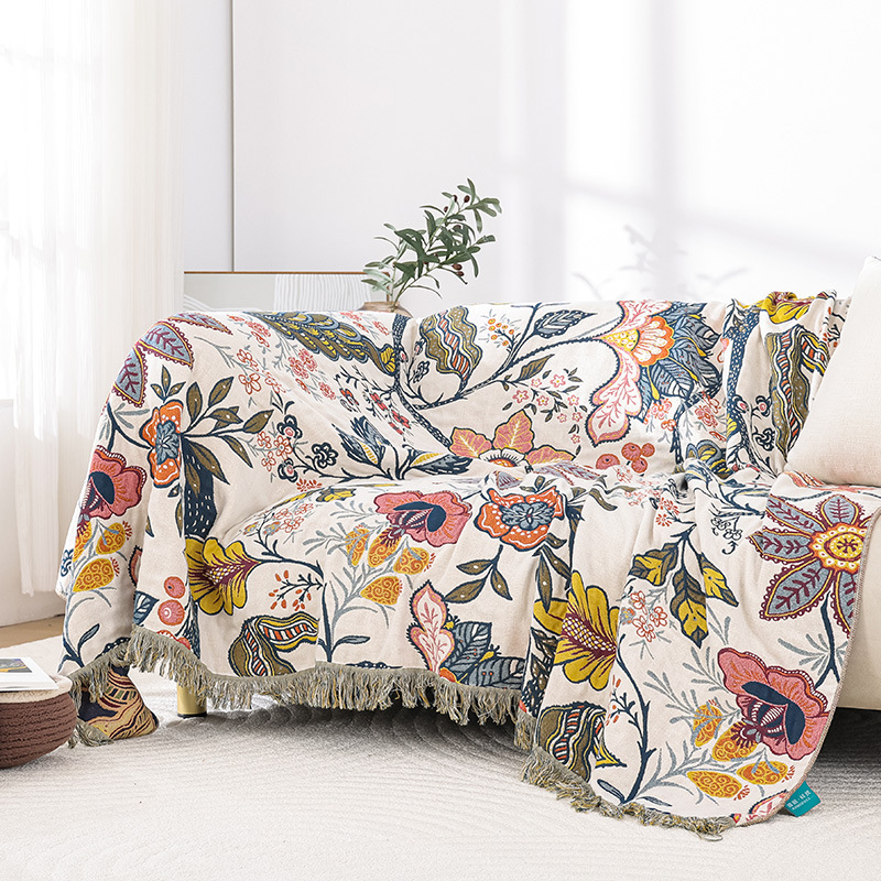 Новый многослойный универсальный хлопковый марлевый одеяло с кисточками одеяло для кондиционера для взрослых пар