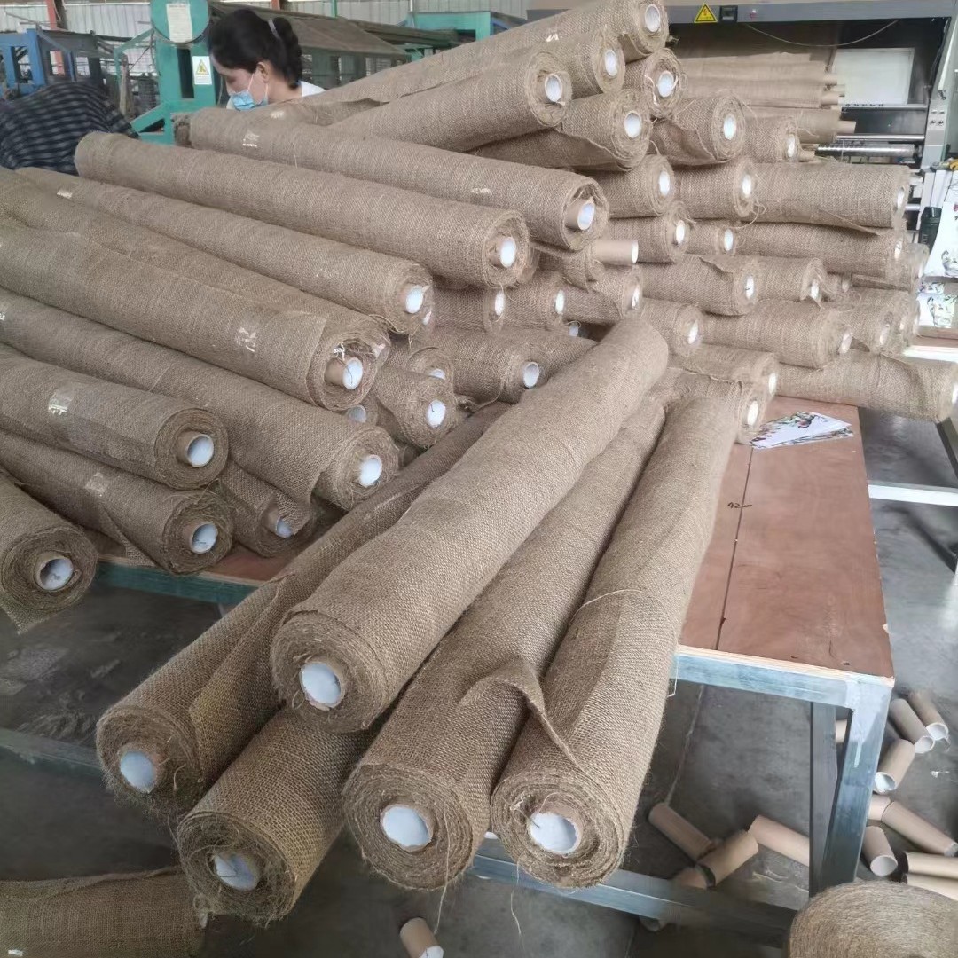 Декоративный фон из льна, фотографический фон 1м