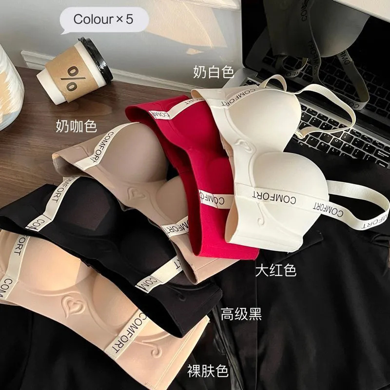Newly Upgraded Small Breast Lifting and Gathering Seamless Underwear for Women to Support Secondary Breasts and Prevent Sagging Adjustable Bra