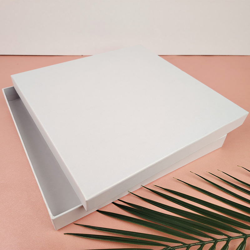 Белая подарочная коробка для шарфа, упаковка для шарфа, пустая картонная коробка, оптовая продажа