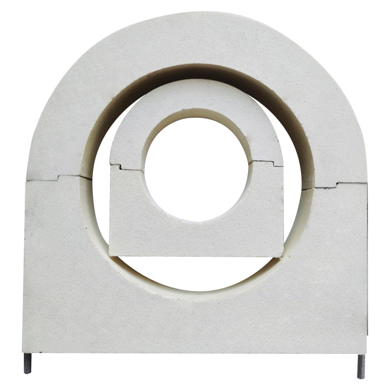 Polyurethane Antiseptic Pipe Holder U-Shaped Card Cold Storage Pipe Holder Insulation P-Shaped Card Pipe Pad Wood Wholesale Polyurethane Pipe Holder