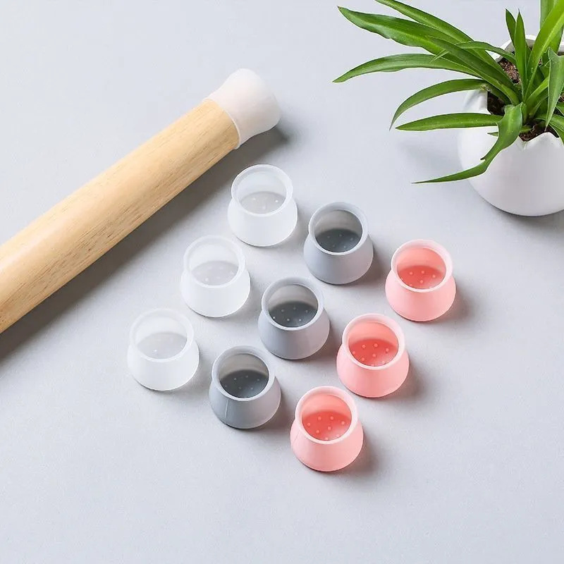 Quiet Table and Chair Foot Pad Non-slip Table and Chair Foot Cover Thickened Universal Wear-resistant Stool Table Leg Stool Foot Silicone Protective Cover