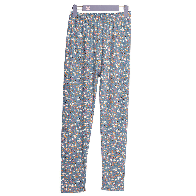 New Women's Autumn Pants Odell Women's Pants Plus Size Floral Pants for Middle-Aged and Elderly Mothers High-Waisted Elastic Floral Autumn Pants