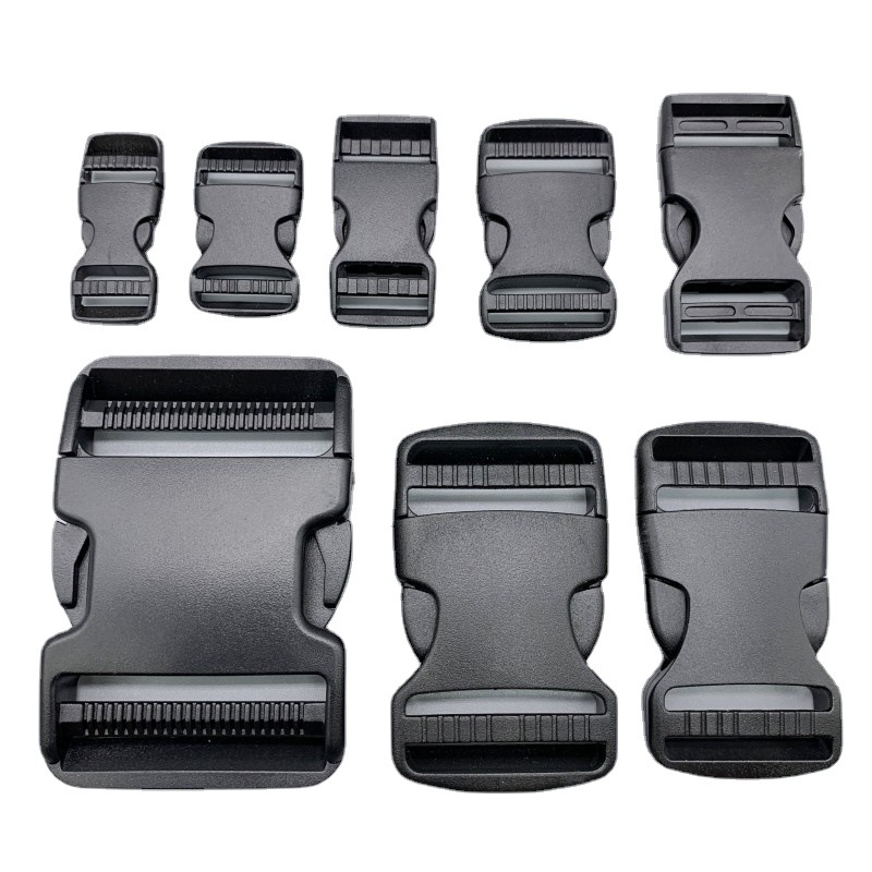 Manufacturer in Stock Wholesale 1-5cm Luggage Plastic Buckle Waist Bag Adjustment Buckle Plastic School Bag Buckle