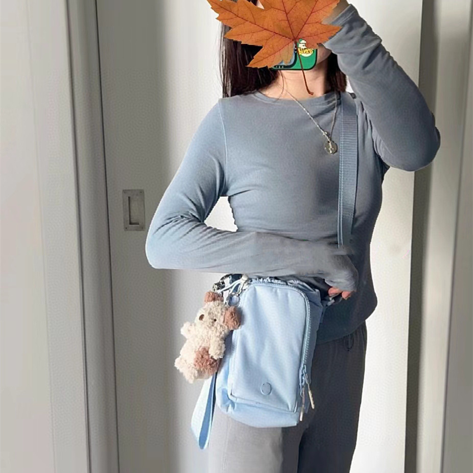 Water Bottle Bag, Mobile Phone Bag, New Sports Cross-Body Fitness, One-Shoulder Small Square Bag, Lightweight, Fashionable and Versatile, Cross-Border Dropshipping