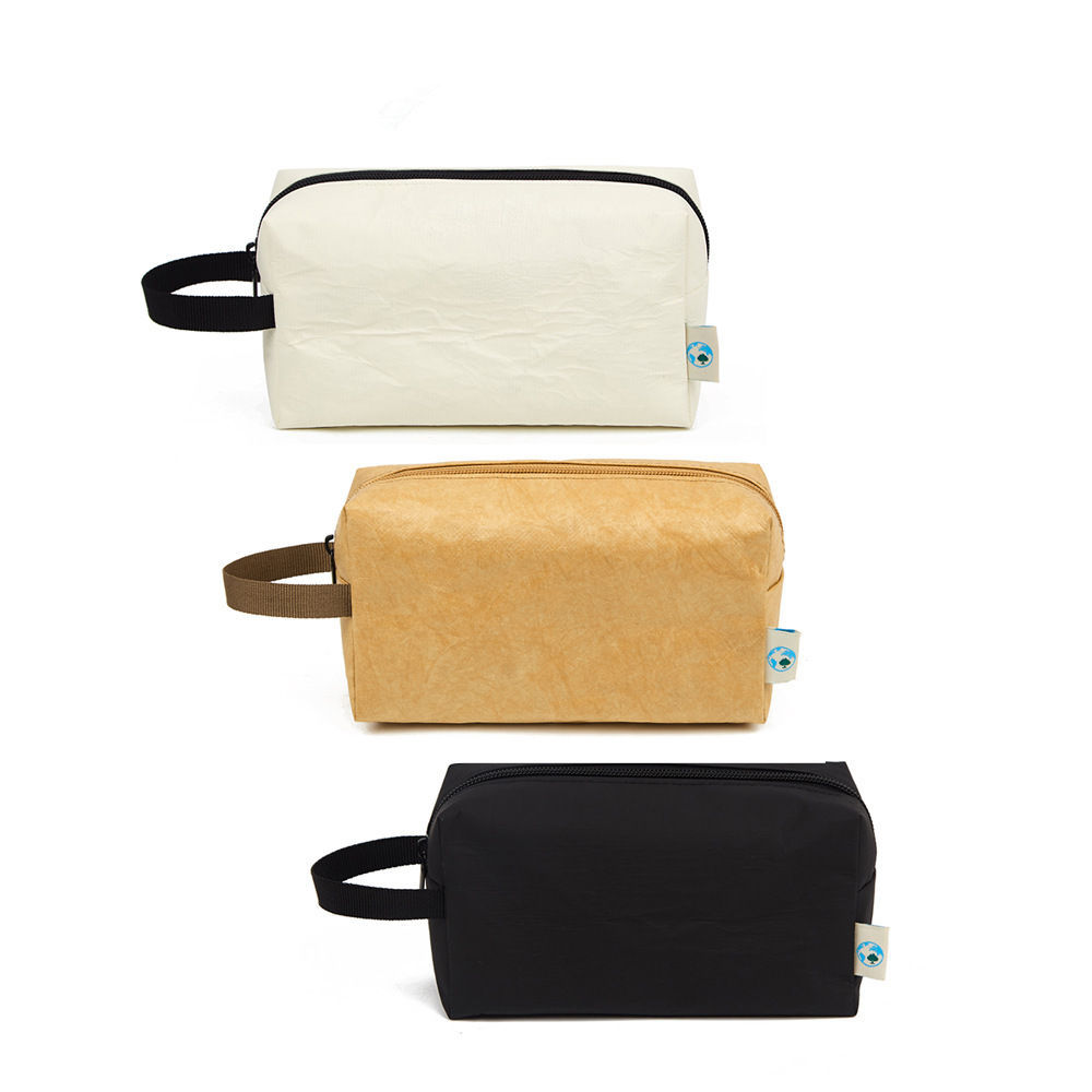 Customized Dupont Paper Octagonal Bag, Simple Large-Capacity Waterproof Toiletry Bag, Travel Satchel Hand-Held Cosmetics Bag