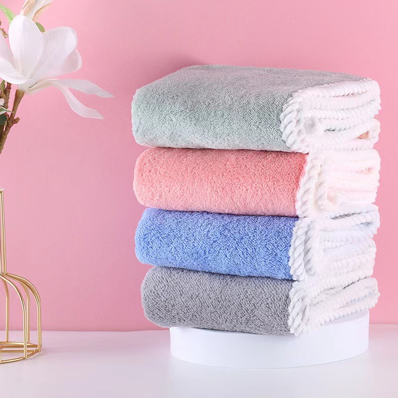 Hair drying cap double-layer thickened super absorbent quick hair drying towel scrubbing hair towel wiping headscarf headscarf shower cap