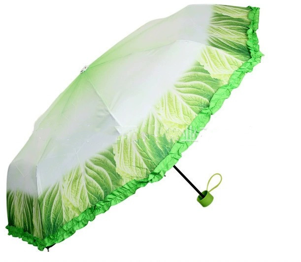 Креативный зонт-капуста, 30% складной, ультралегкий, защищающий от ультрафиолета, модный зонт для фото, красивый зонт
