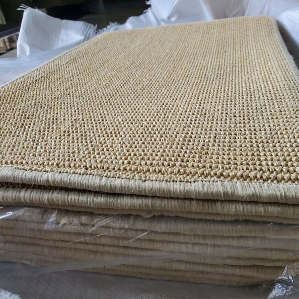 Прямые поставки, коврик для кошек из сизаля, серый, круглый, квадратный