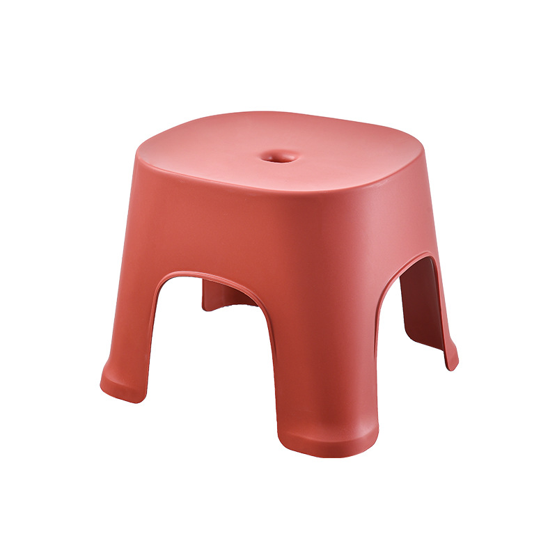 Manufacturer Customized Household Plastic Stool Thickeneded Living Room Low-Foot Anti-Slip Small Bench Kindergarten Baby Bathroom Foot Chair