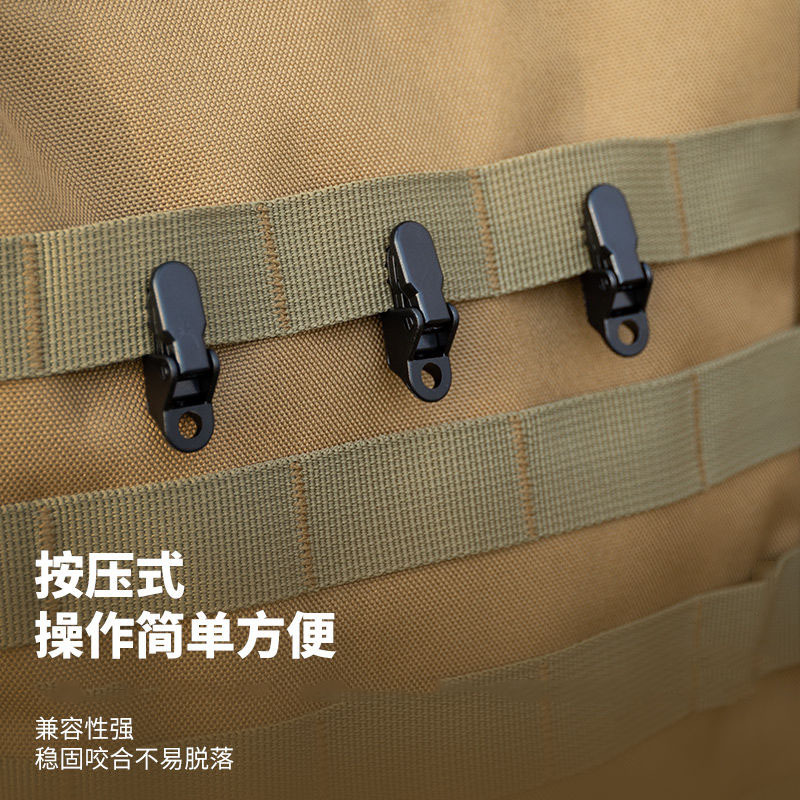 Tent Enlargement Pull Point Crocodile Clip Outdoor Camping Style Canopy Pull Point Hook Tent Windproof Fixed Clip with Inverted