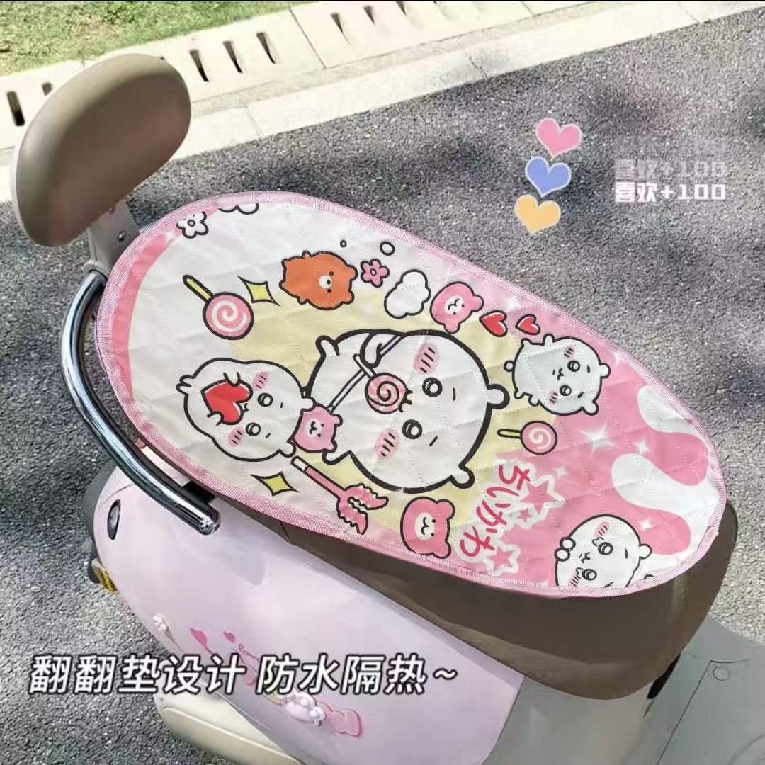 Electric Vehicle Seat Cover, Sun-Proof, Breathable, Thickened, Wear-Resistant, Suitable for All Seasons, Battery Vehicle Mesh Cover, Seat Cover, Heat-Insulating Seat Cover