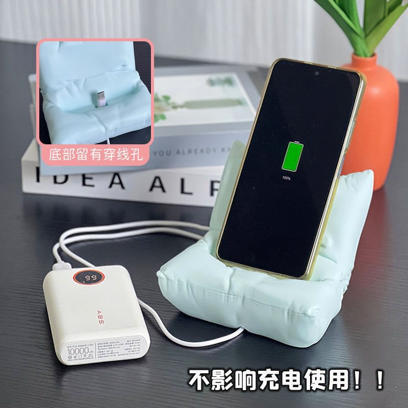 Office Fresh Style Drama Lazy Short Video Desktop Decoration Sofa Mobile Phone Holder Cute and Creative