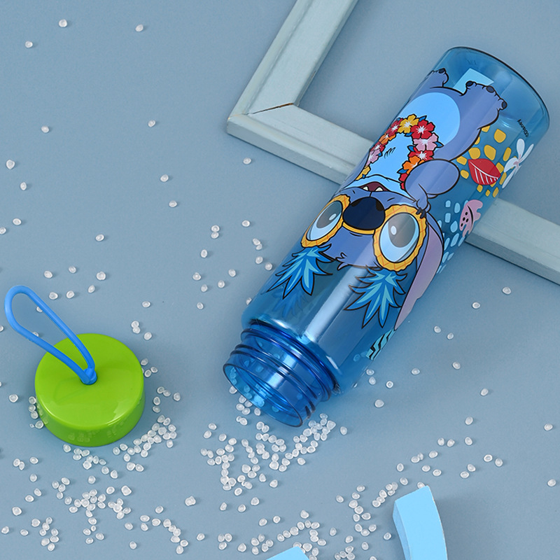 Cross-border large-capacity creative plastic cup pet juice milk tea cup sports water cup with rope milk beverage bottle