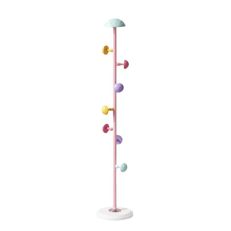 Colorful Kidsren's Room Coat Rack Home Indoor Clothes Rack Floor-standing Vertical Simple Modern Childlike Mushroom Clothes Rack