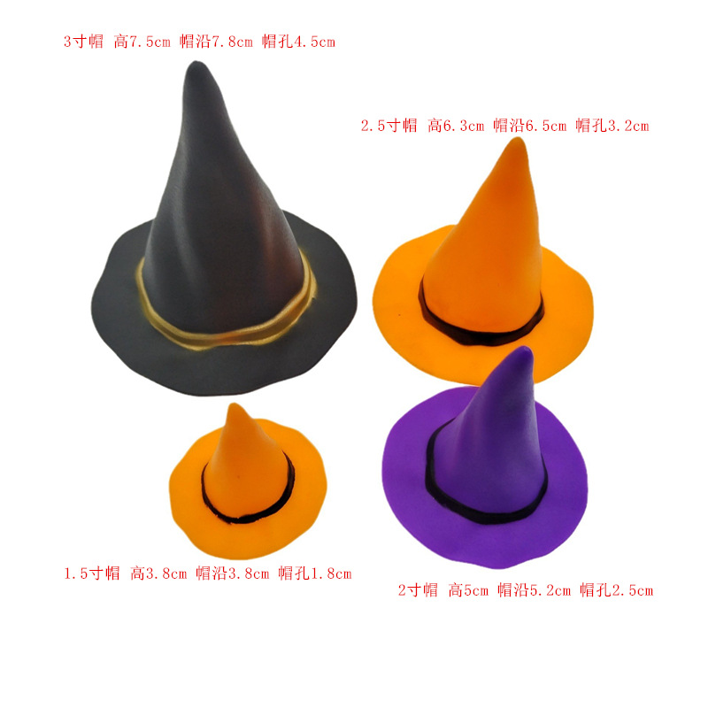 Halloween Wizard wizard hat mini wizard hat COSplay handmade witch hat headdress accessories