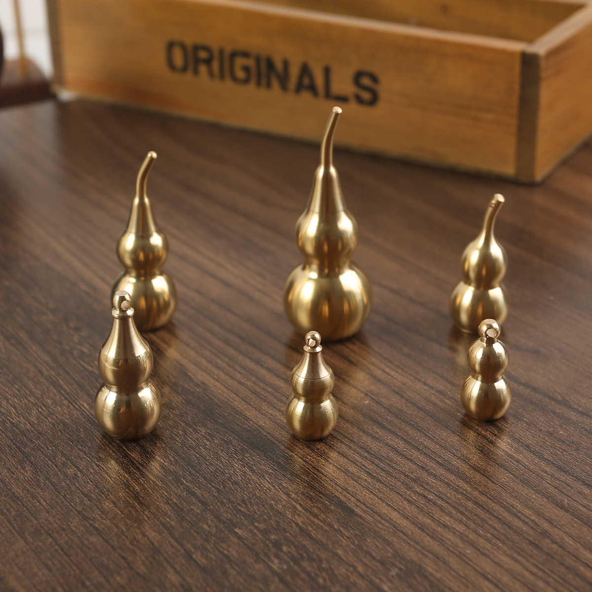 Tangteng brass gourd wire drawing sealing process 5.5 7 8.8 11 14 size copper wholesale copper gourd