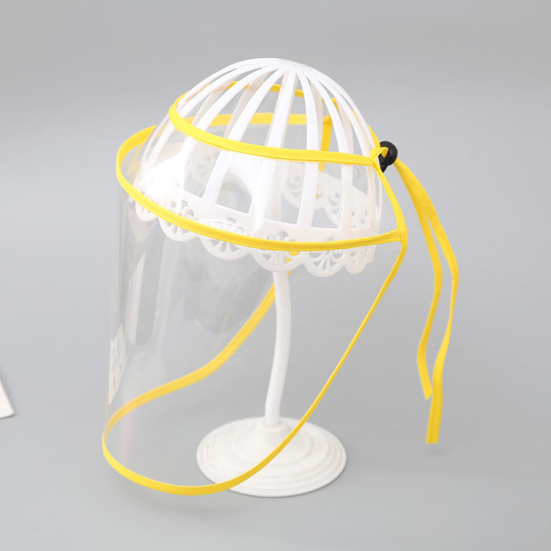 Infant Protective Mask Empty Top Removable Folding Anti-Saliva Fisherman Cap Children's Basin Cap Anti-droplet