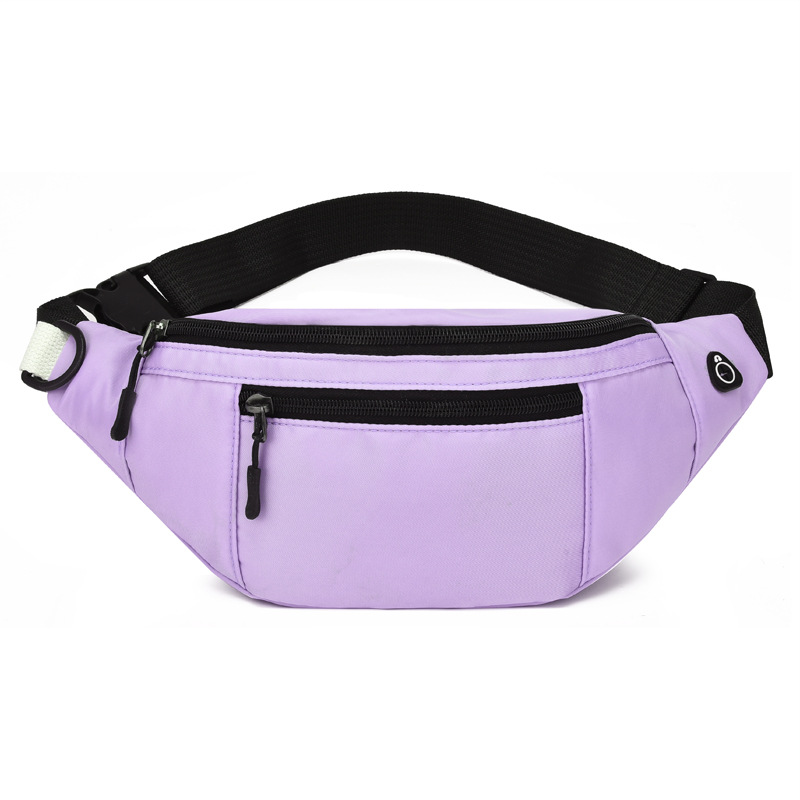 Foreign Trade New Korean Style Fashion Waist Bag Simple Multi-Functional Shoulder Crossbody Bag Outing Oxford Cloth Coin Mobile Phone Bag