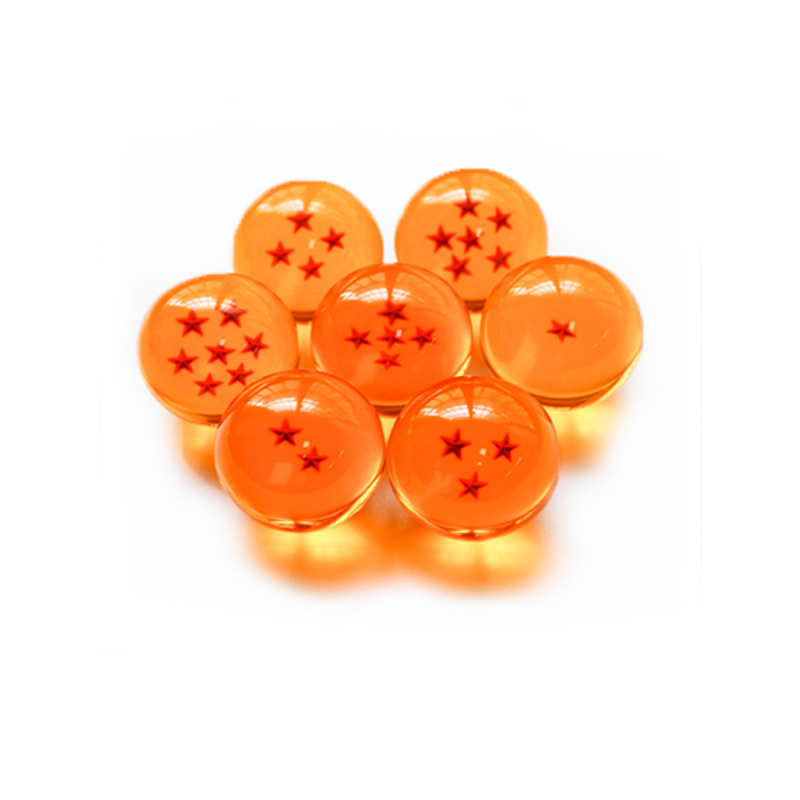 Смола 4.3 см, трехмерные звезды игры Dragon Ball, акриловые планеты, кристальные шары