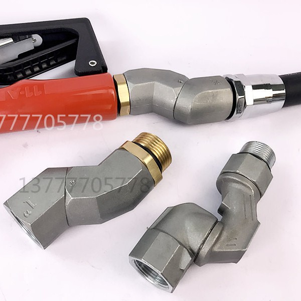 Refueling Gun Universal Joint Rotary Joint Refueling Machine Pipe Universal Joint 360 Degree Rotation 6 Minutes 1 Inch Refueling Accessories