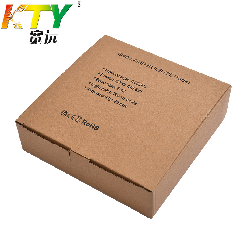 G40 bulb double spiral tungsten filament bulb string light bulb 7W European standard British standard bulb holiday decorative bulb