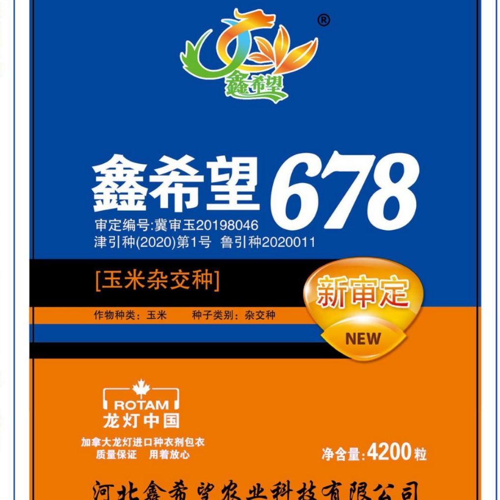 Wholesale Corn Seed Xin Hope 678 Manufacturer Direct Supply Corn Seed Corn Seed Wholesale Corn