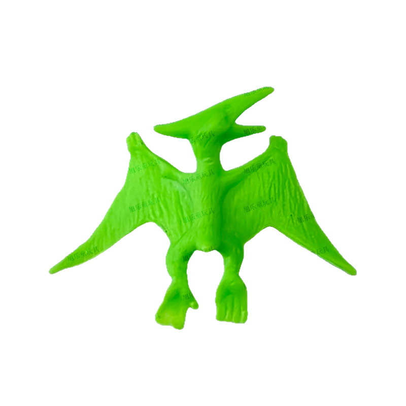 Cross-Border Mini Soft Plastic Dinosaur 24 Styles Pvc Small Artificial Dinosaur Model Solid Color Archaeological Gashapon Machine Accessories