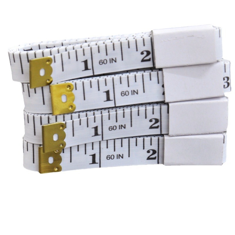 Factory Direct sales 1.5 m tape ruler three circumference ruler meter ruler in stock supply clothing tailor soft ruler chest circumference waist ruler