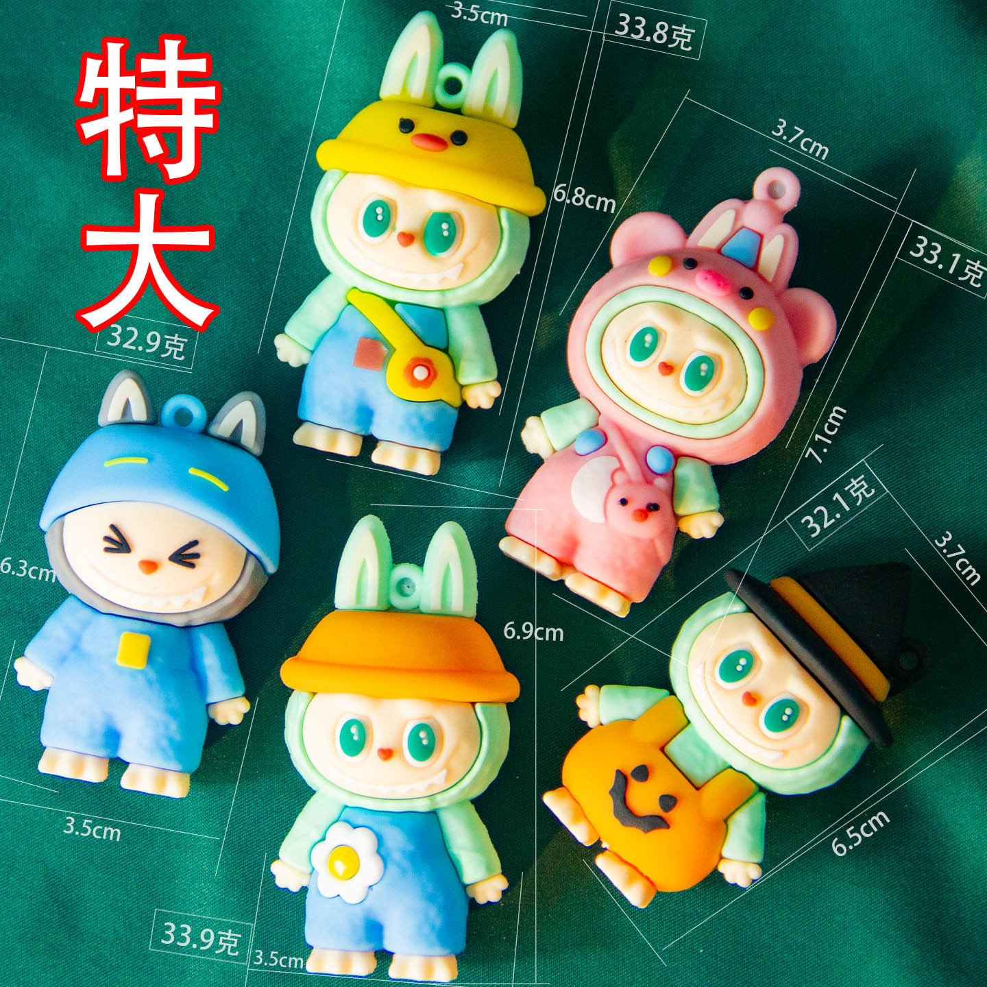 Игрушка Labubu кукла в слепом пакете, маленький подарок для детей, товар для ночного рынка