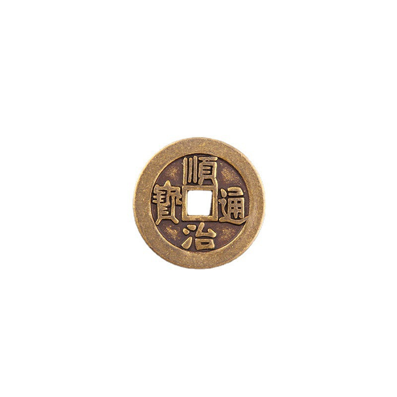 Brass antique 2.5cm thick 2.8cm thick copper five Emperor Tongbao copper pressure threshold thick copper wholesale
