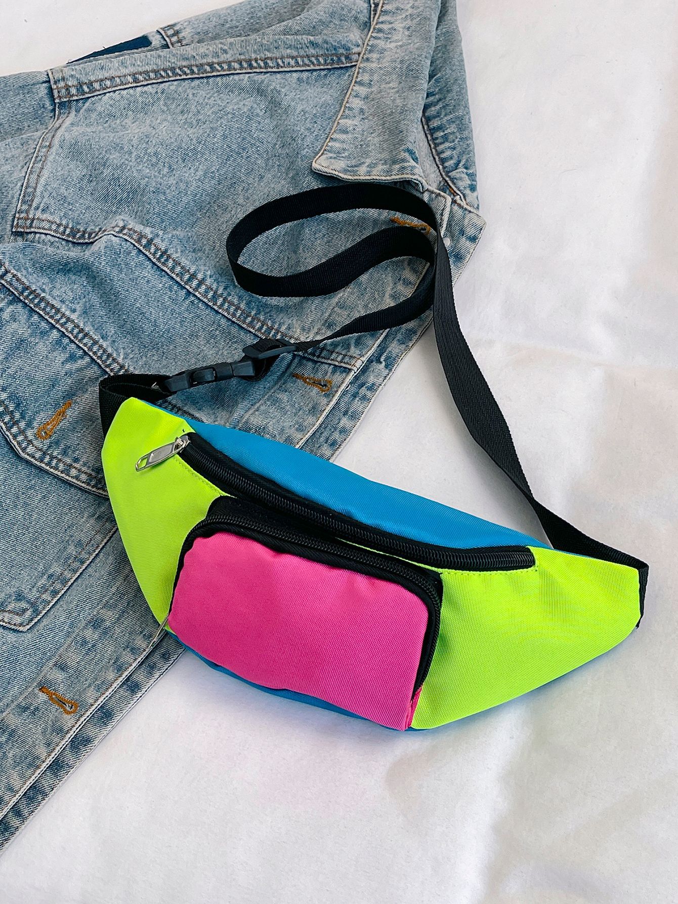 Waist Bag Oxford Cloth Men's Chest Bag Storage Waist Bag Outdoor Crossbody Bag Sports Bag Multi-Function Bag Printed Logo