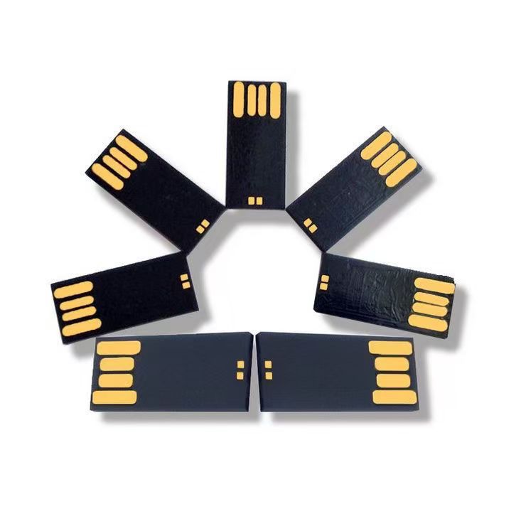 Factory direct black colloid 2.0 long version 4G8G wholesale 16g32g semi-finished U disk chip U disk car chip