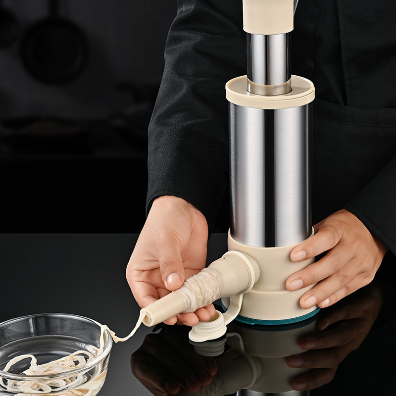 Hand Push Stainless Steel Sausage Enema Machine Household Homemade Meatball Sausage Bacon Tool Manual Push-Type Sausage Enema